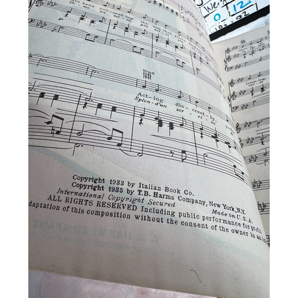 Vintage Sheet Music 1935 Tell Me That You Love Me Gaylords Mercury Records Bixio - Picture 2 of 2